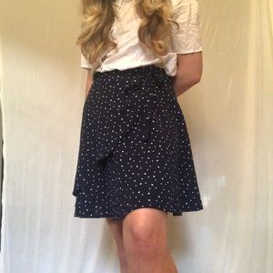 star spangled wrap skirt